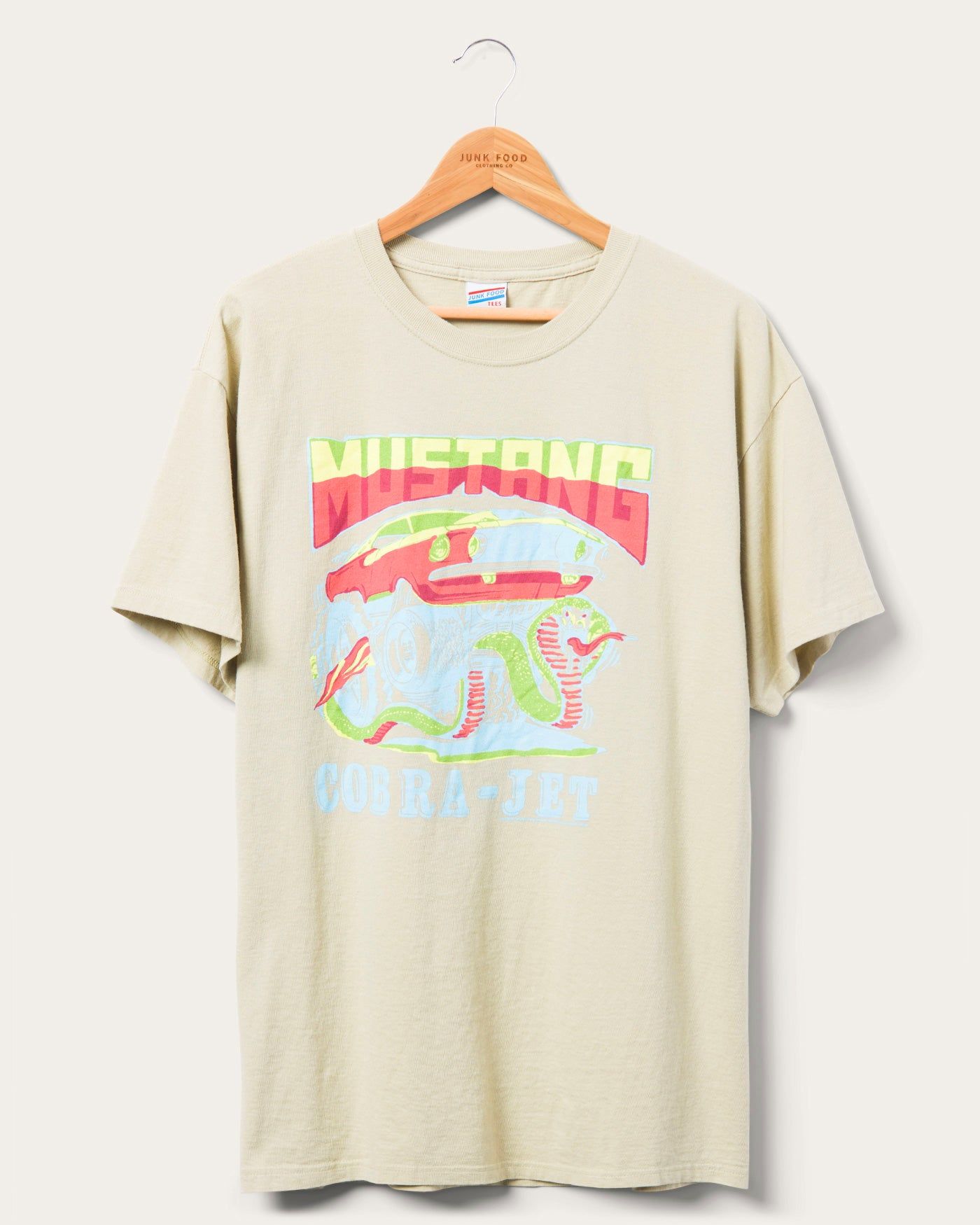 Ford Mustang Cobra Jet Flea Market Tee sold by Junk Food Clothing