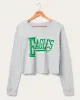 Women's Philadelphia Eagles Field Goal Long Sleeve Crop sold by Junk Food Clothing