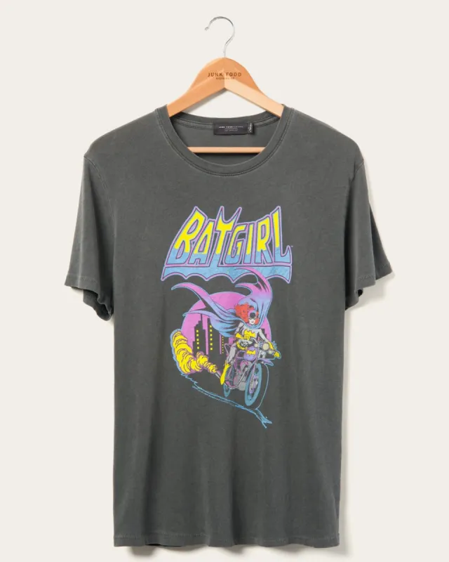 Women's BATGIRL™ Motorcycle Vintage Tee sold by Junk Food Clothing