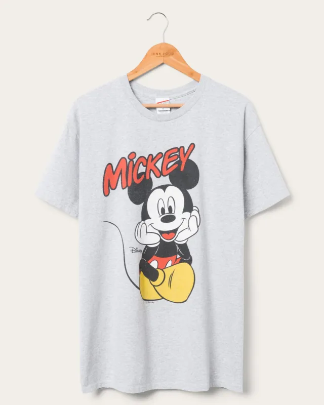 Mickey Sitting Flea Market Tee sold by Junk Food Clothing