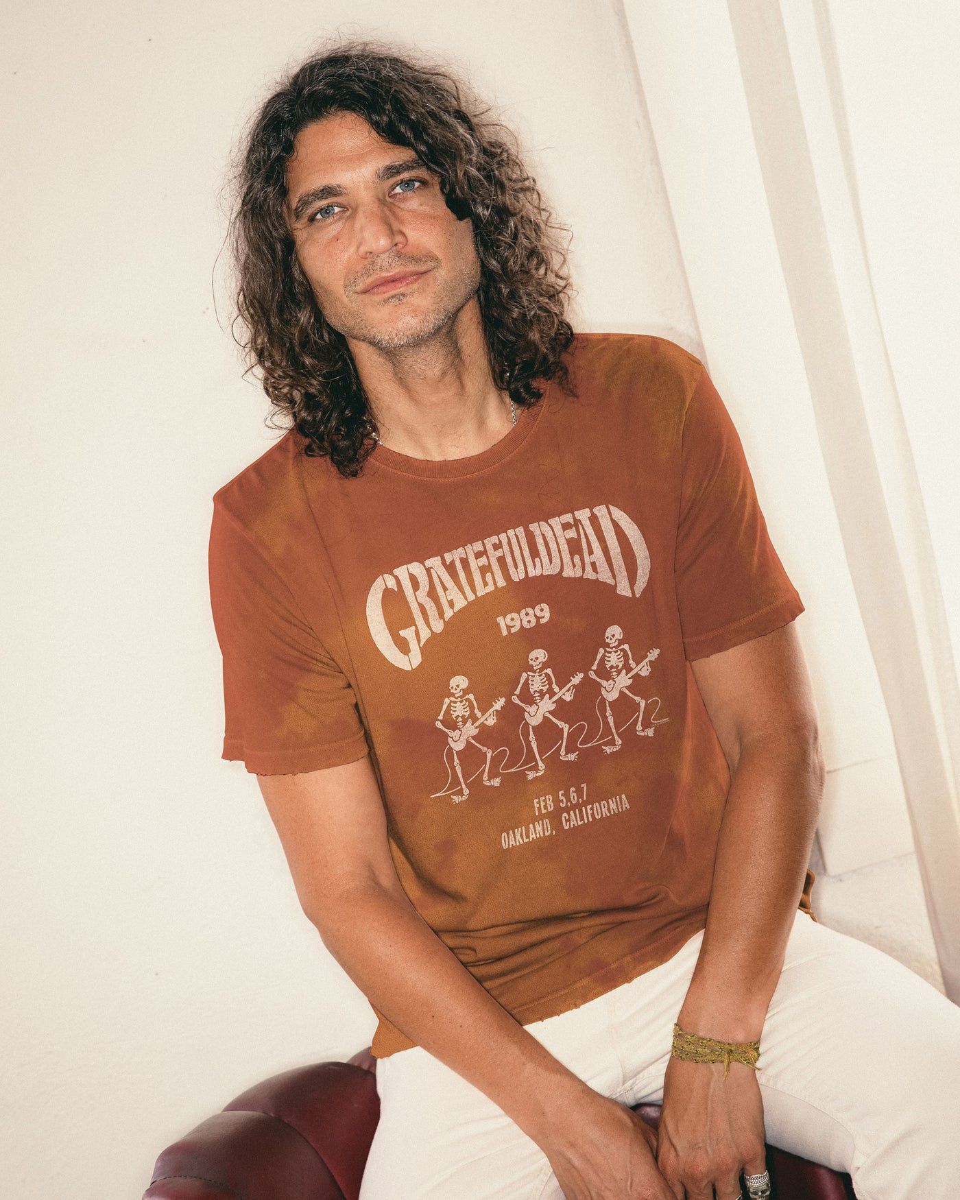 Grateful Dead Guitar Skeletons '89 Vintage Tee sold by Junk Food Clothing product image thumbnail 2