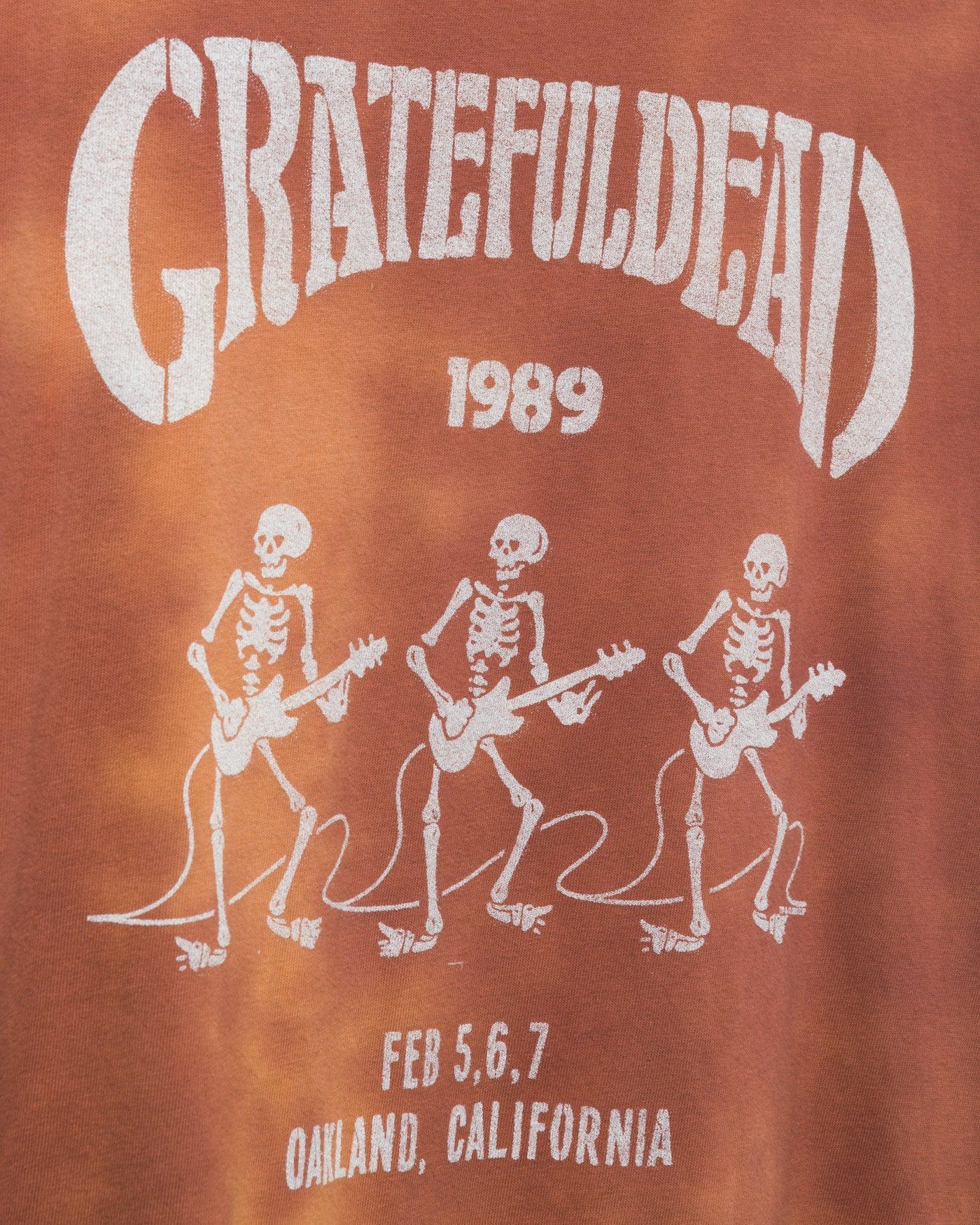 Grateful Dead Guitar Skeletons '89 Vintage Tee sold by Junk Food Clothing product image thumbnail 4