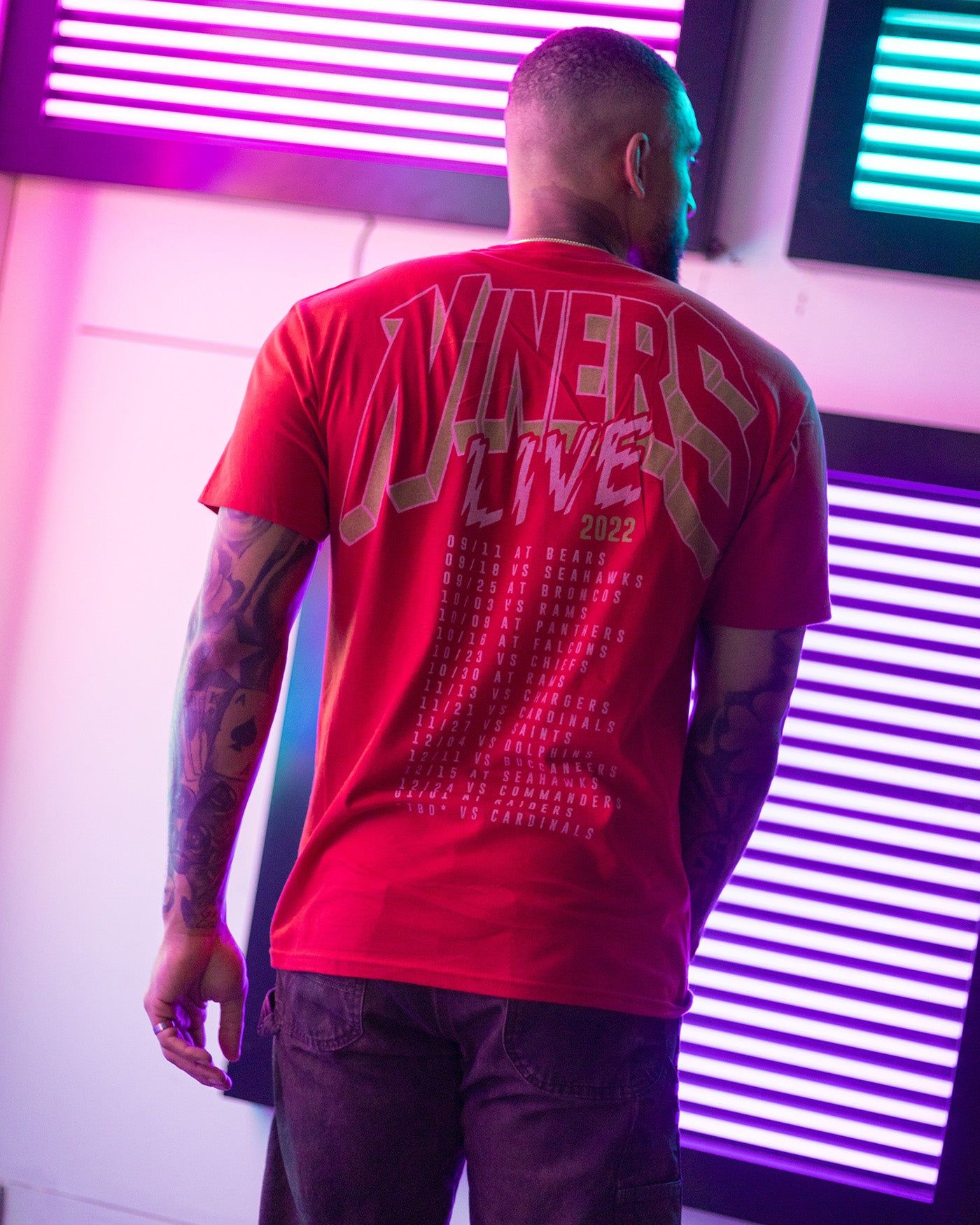 Niners Concert Fan Tee sold by Junk Food Clothing product image thumbnail 3