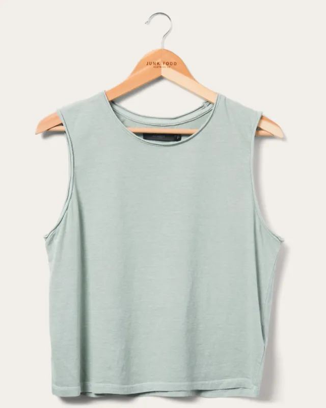 Women's Crop Muscle Tank sold by Junk Food Clothing
