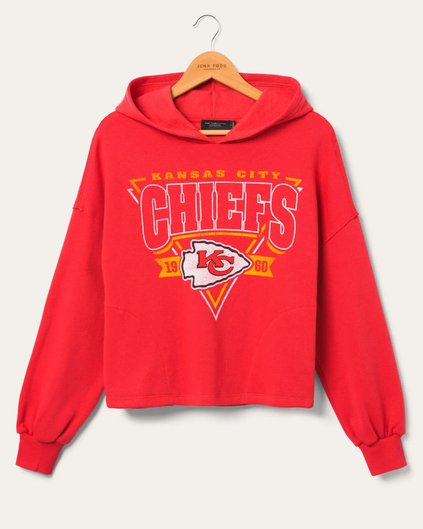 Womens Kansas City Chiefs Endzone Hoodie sold by Junk Food Clothing