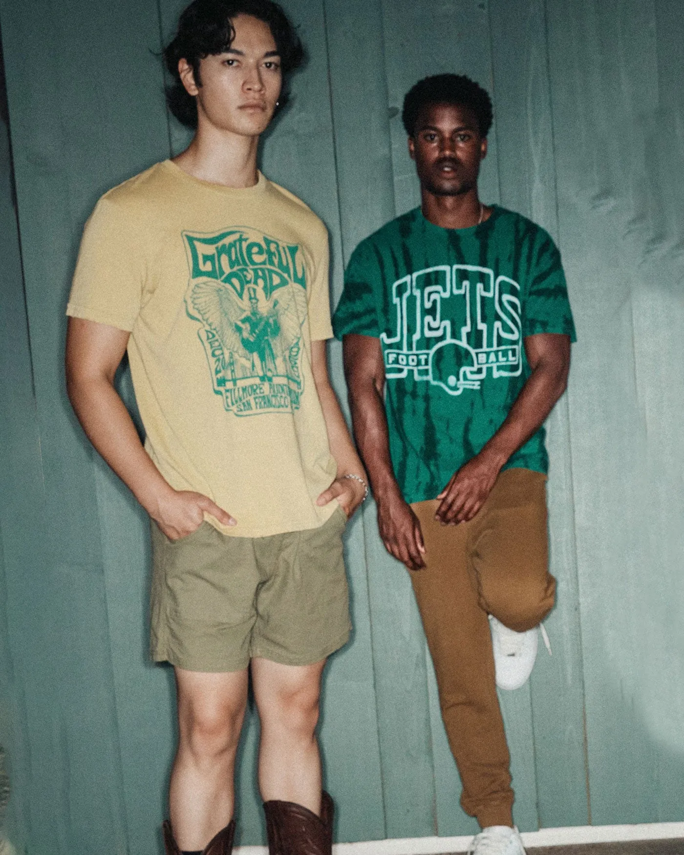 Jets Tie Dye Short Sleeve Tee sold by Junk Food Clothing product image thumbnail 2