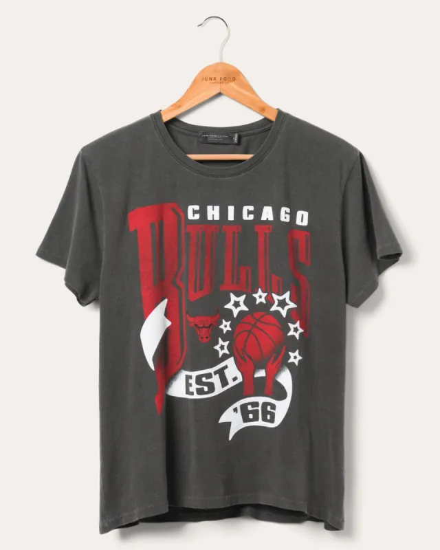 Women's Bulls Banner Vintage Tee sold by Junk Food Clothing