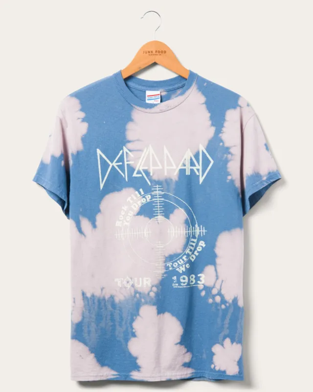 Unisex Def Leppard Rock Til You Drop Flea Market Tee sold by Junk Food Clothing