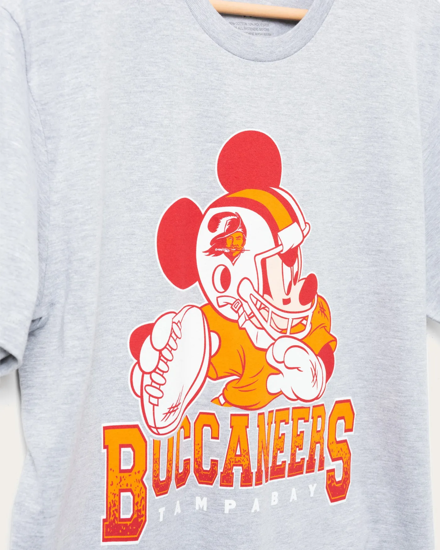 Unisex Disney x Junk Food x NFL Mickey Quarterback Buccaneers Tee sold by Junk Food Clothing product image thumbnail 3