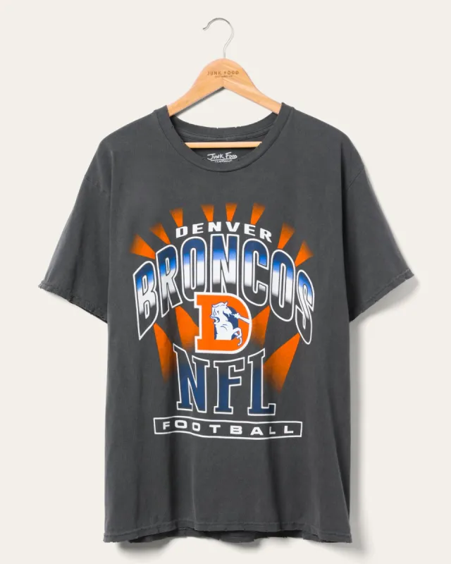 Denver Broncos Chrome Flea Market Tee sold by Junk Food Clothing