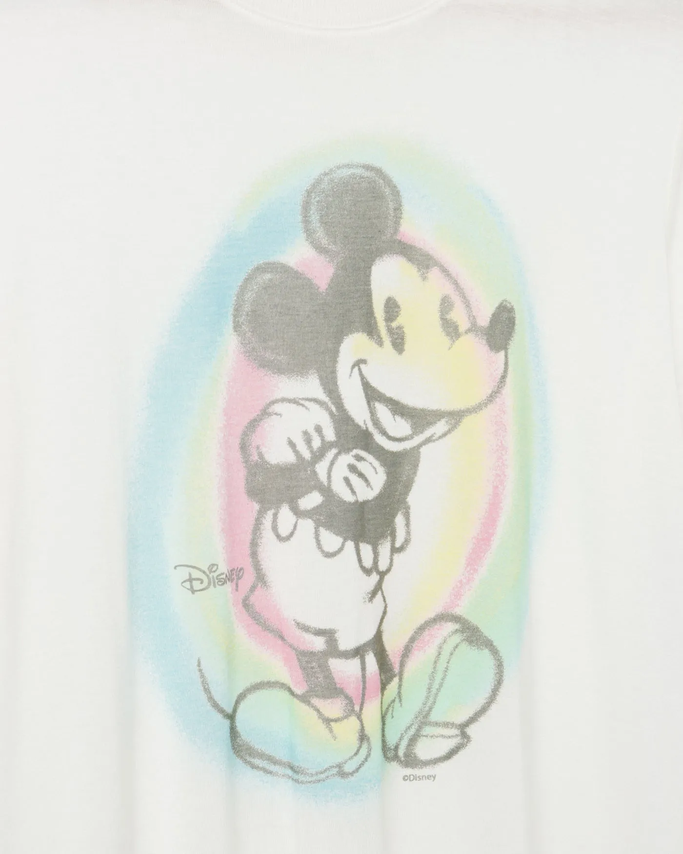 Women's Mickey Old School Spray Paint Vintage Tissue Tee sold by Junk Food Clothing product image thumbnail 5
