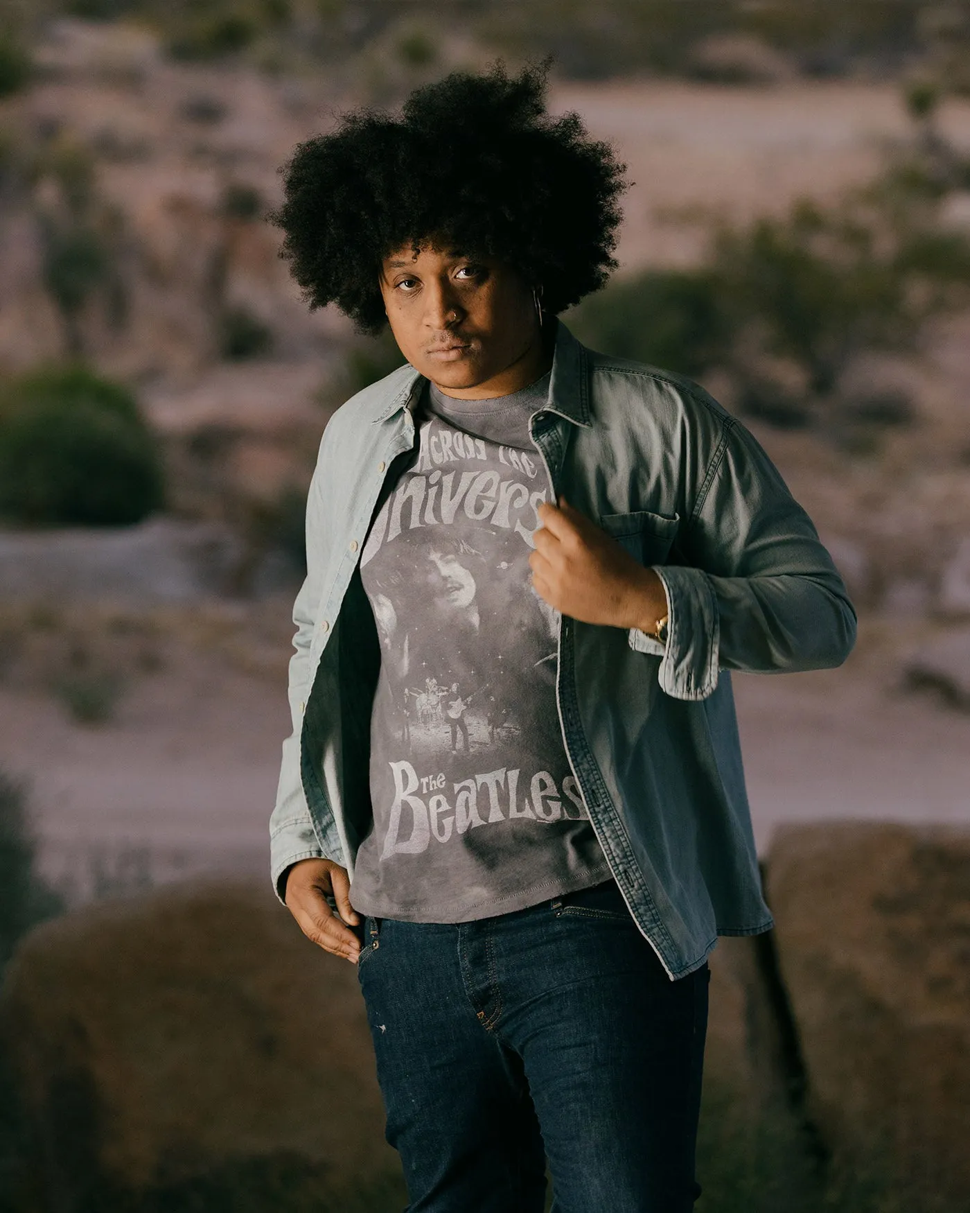 The Beatles Across the Universe Vintage Tee sold by Junk Food Clothing product image thumbnail 3