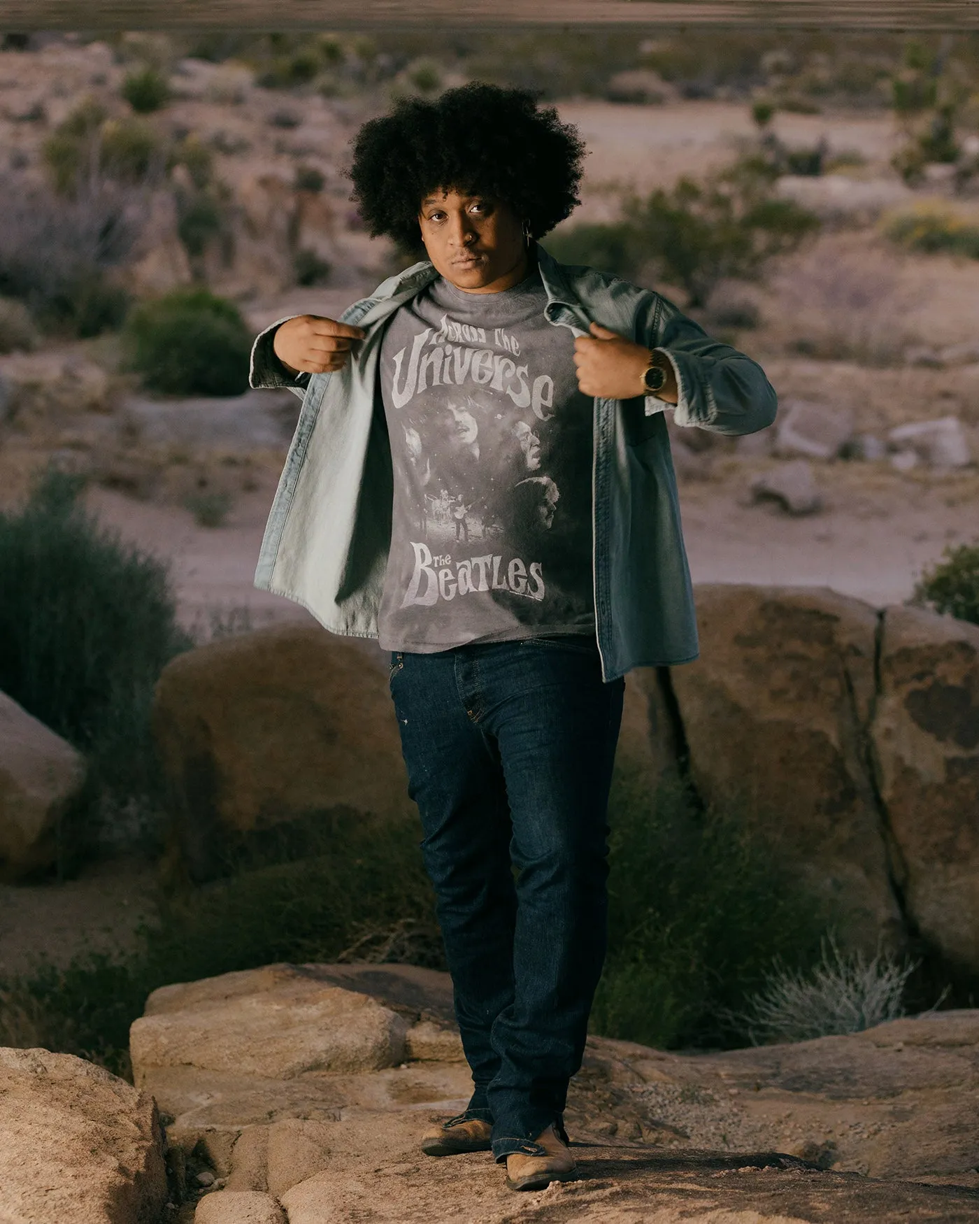 The Beatles Across the Universe Vintage Tee sold by Junk Food Clothing product image thumbnail 2