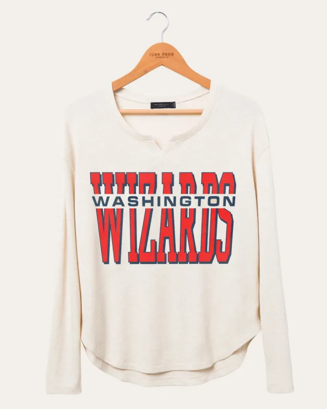 Women's NBA Washington Wizards Sunday Thermal sold by Junk Food Clothing