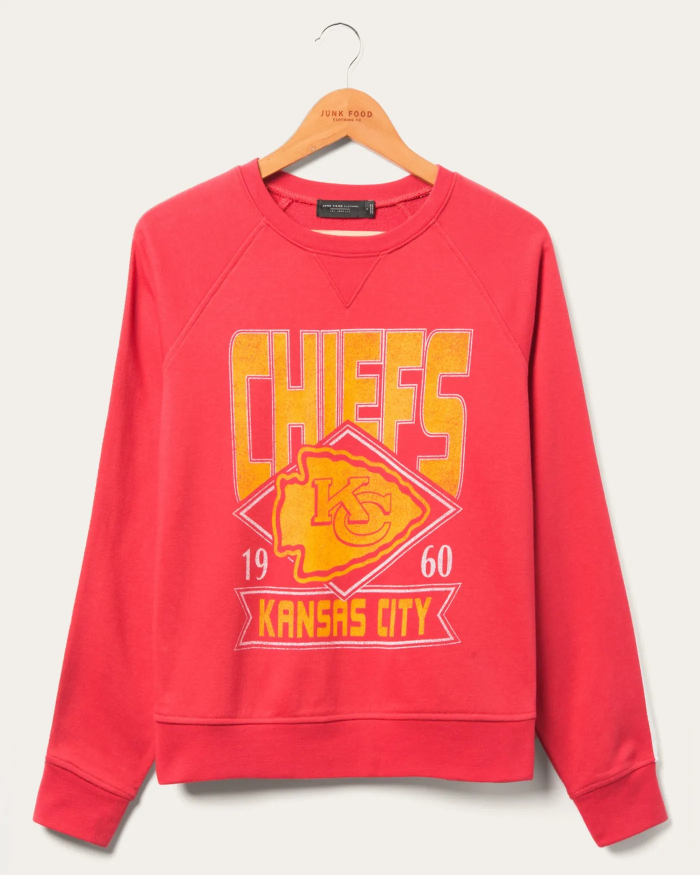Women's Chiefs Overtime Crew sold by Junk Food Clothing