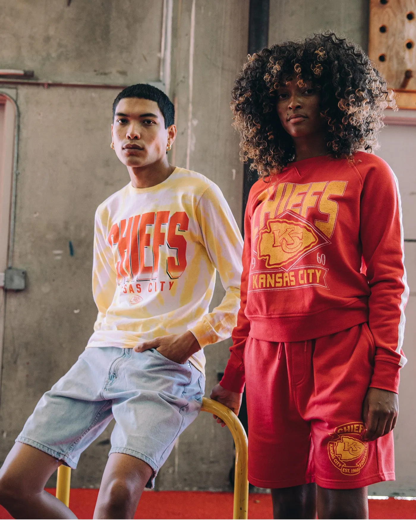 Women's Chiefs Overtime Crew sold by Junk Food Clothing product image thumbnail 2