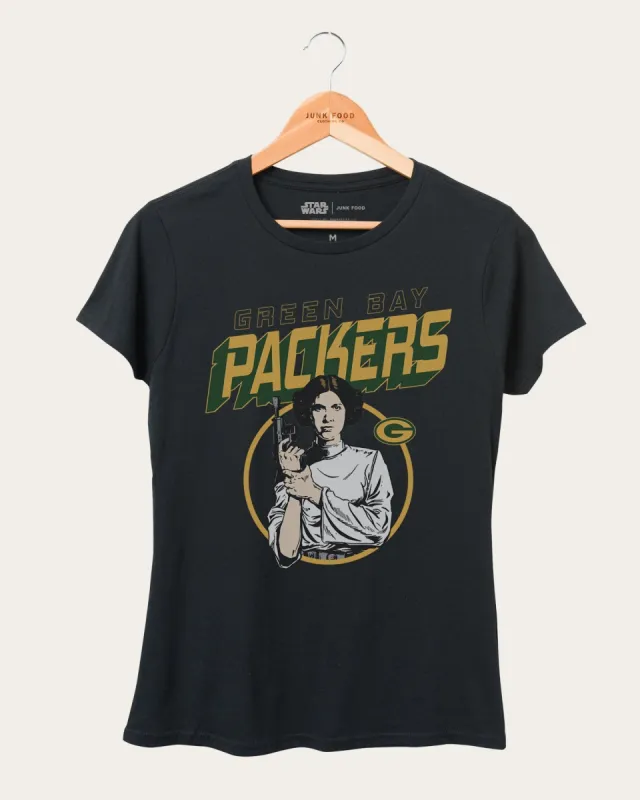 Women's Packers Star Wars™ Princess Leia Tee sold by Junk Food Clothing