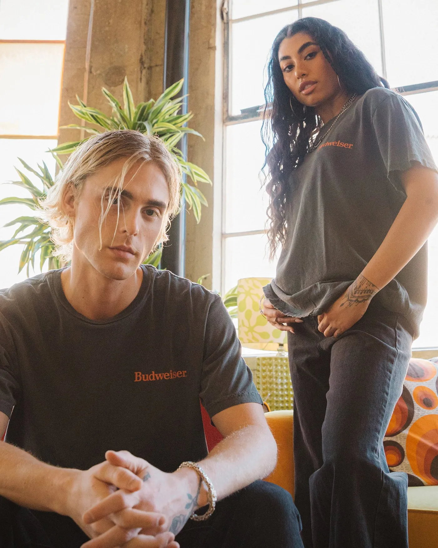 Budweiser Classic Logo Vintage Tee sold by Junk Food Clothing product image thumbnail 3