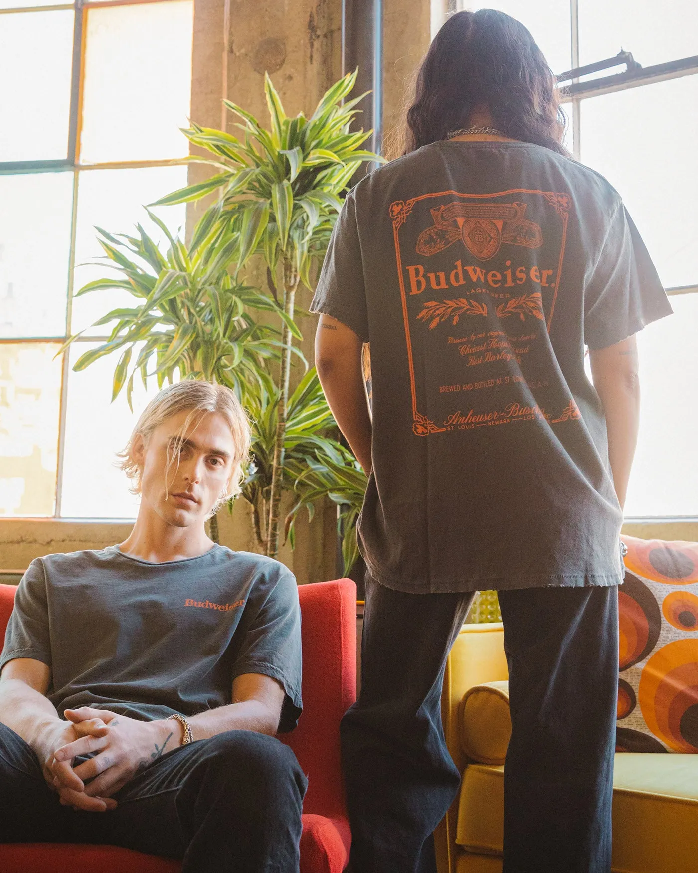 Budweiser Classic Logo Vintage Tee sold by Junk Food Clothing product image thumbnail 4