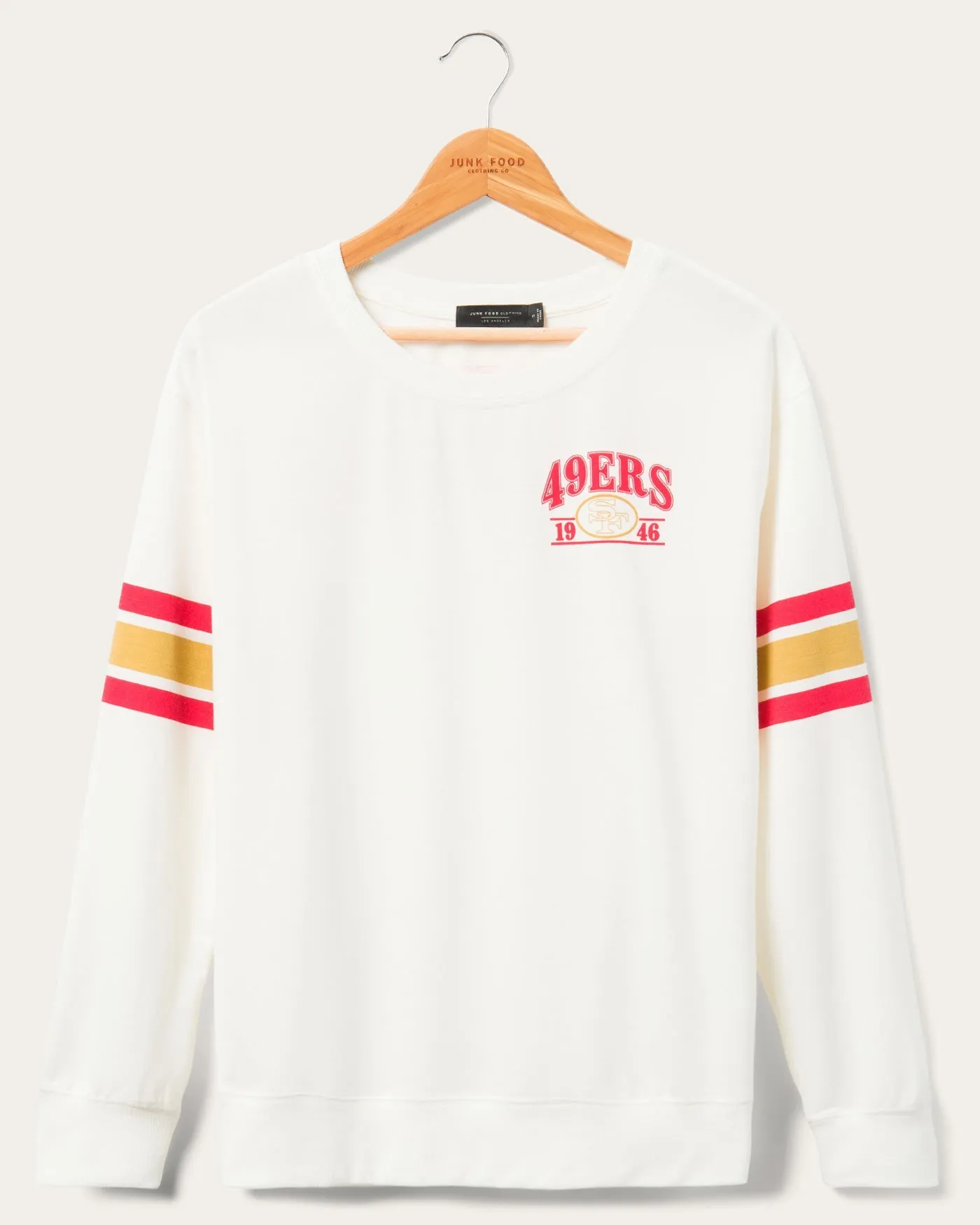 Womens 49ers Kickoff Crew sold by Junk Food Clothing