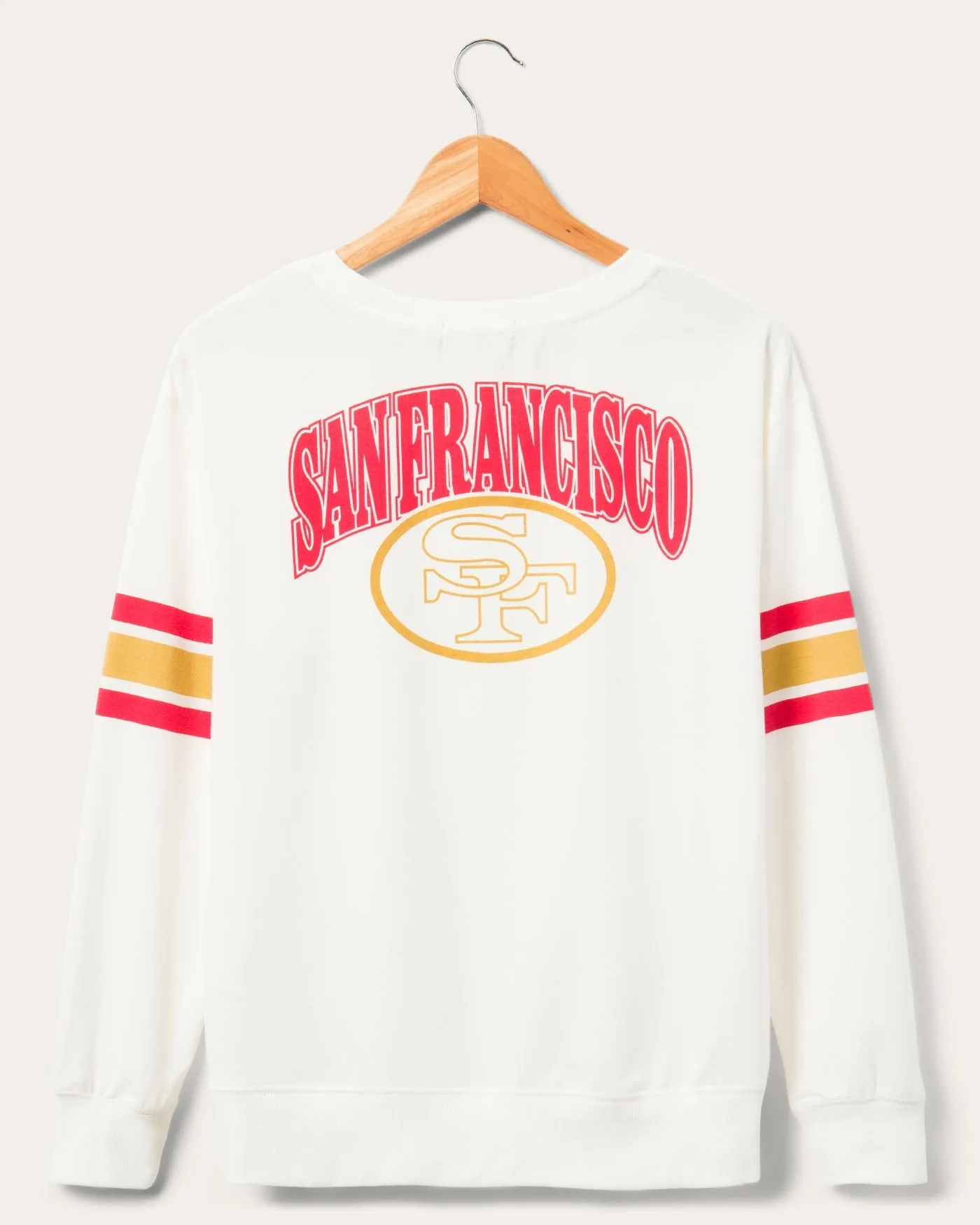 Womens 49ers Kickoff Crew sold by Junk Food Clothing product image thumbnail 2
