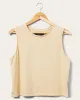 Women's Crop Muscle Tank sold by Junk Food Clothing
