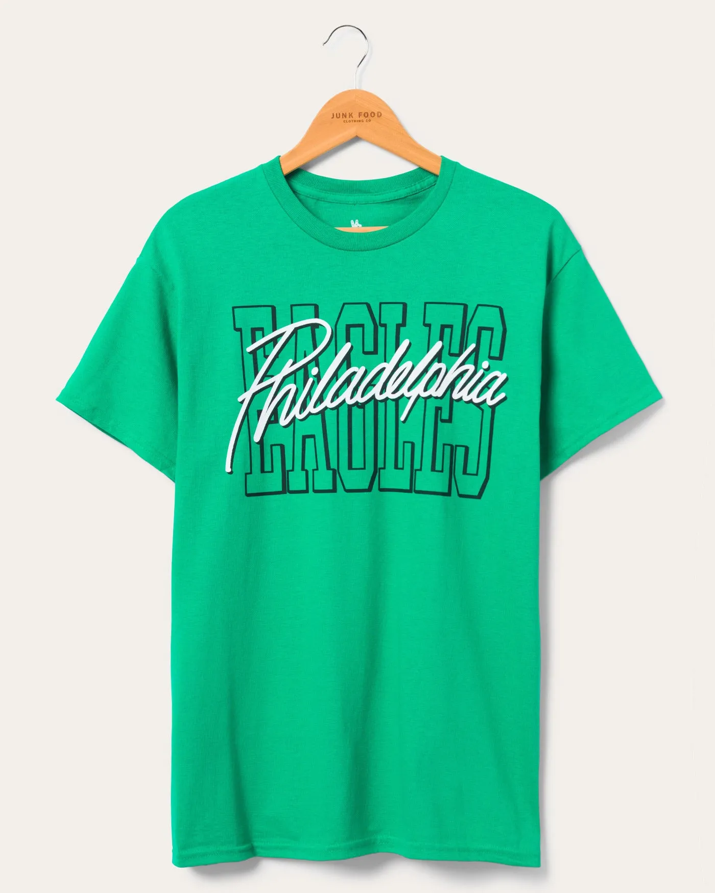 Philadelphia Eagles Time Out Short Sleeve Tee sold by Junk Food Clothing