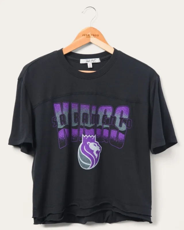 Women's Kings Courtside Cropped Tee sold by Junk Food Clothing