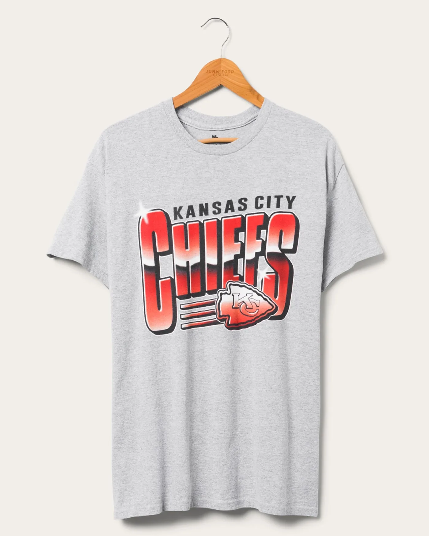 Chiefs Chrome Flea Market Tee sold by Junk Food Clothing