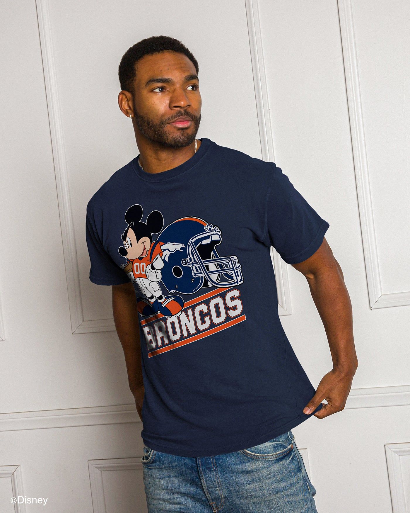Broncos Disney Mickey Came to Play Fan Tee sold by Junk Food Clothing product image thumbnail 2