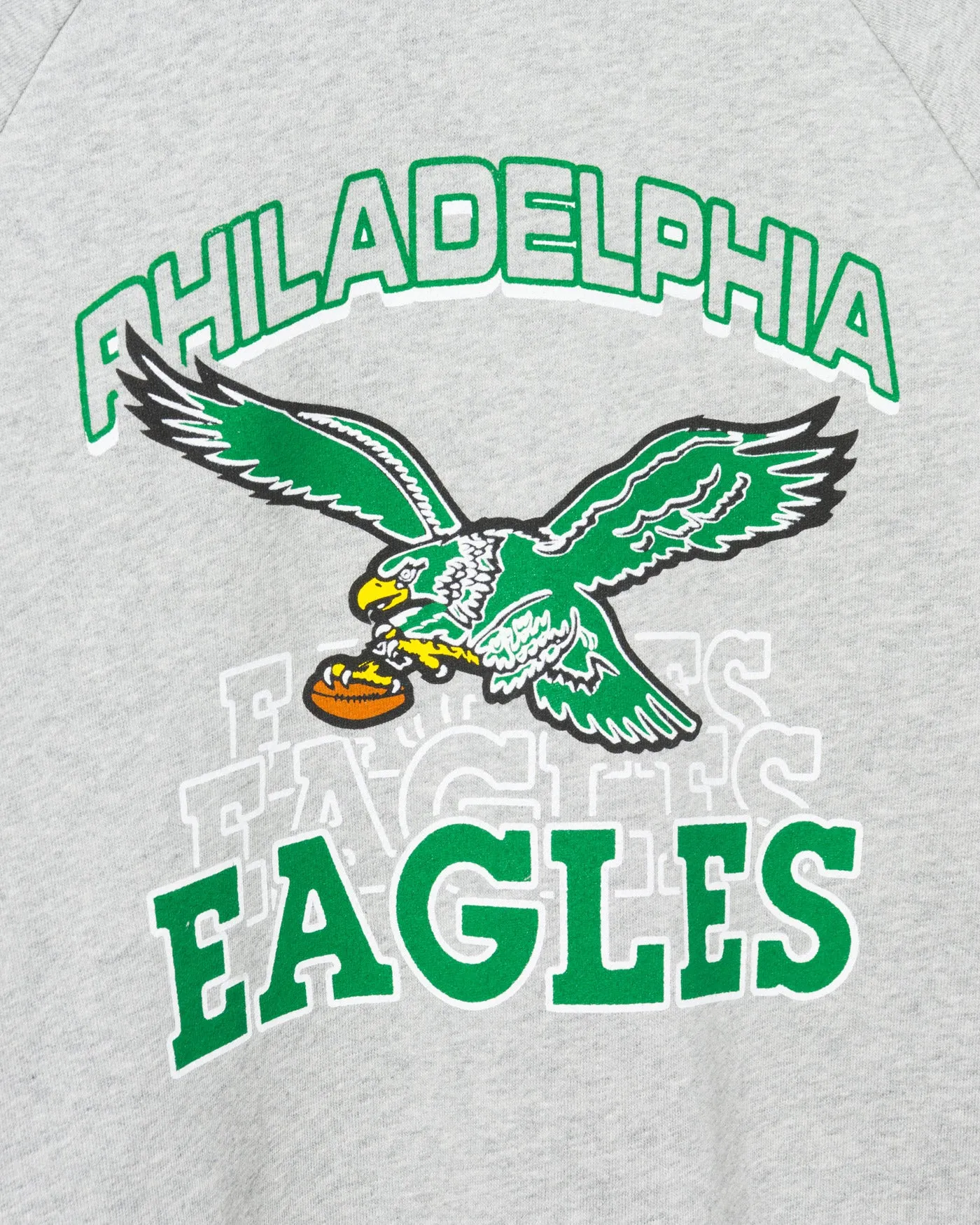 Women's Philadelphia Eagles Repeat Vintage Raglan Pullover sold by Junk Food Clothing product image thumbnail 3