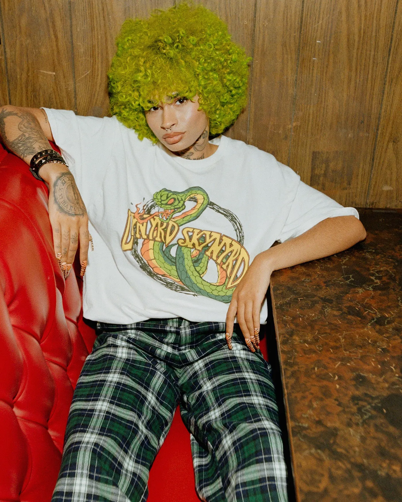 Lynyrd Skynyrd Snake Flea Market Tee sold by Junk Food Clothing product image thumbnail 3