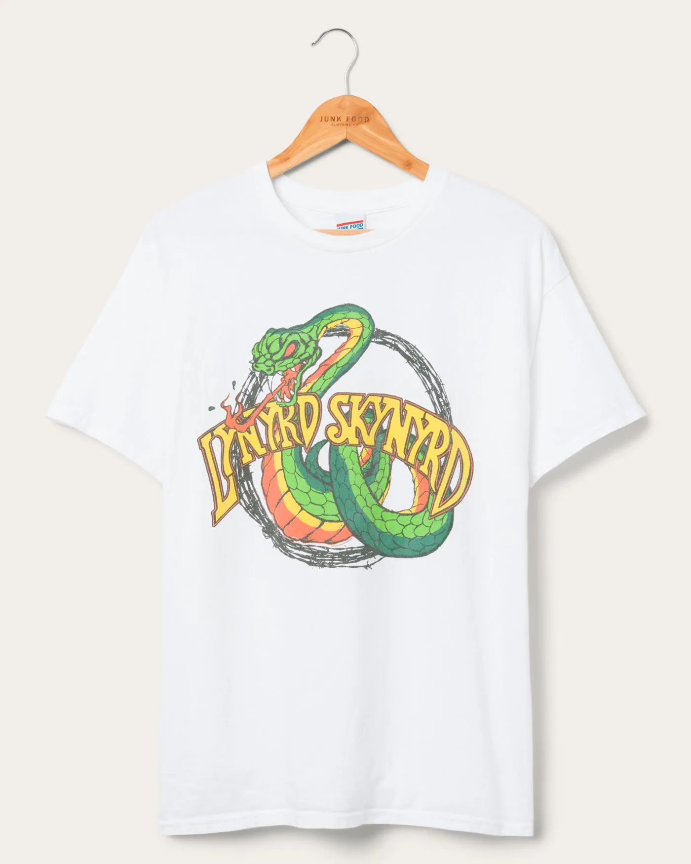 Lynyrd Skynyrd Snake Flea Market Tee sold by Junk Food Clothing