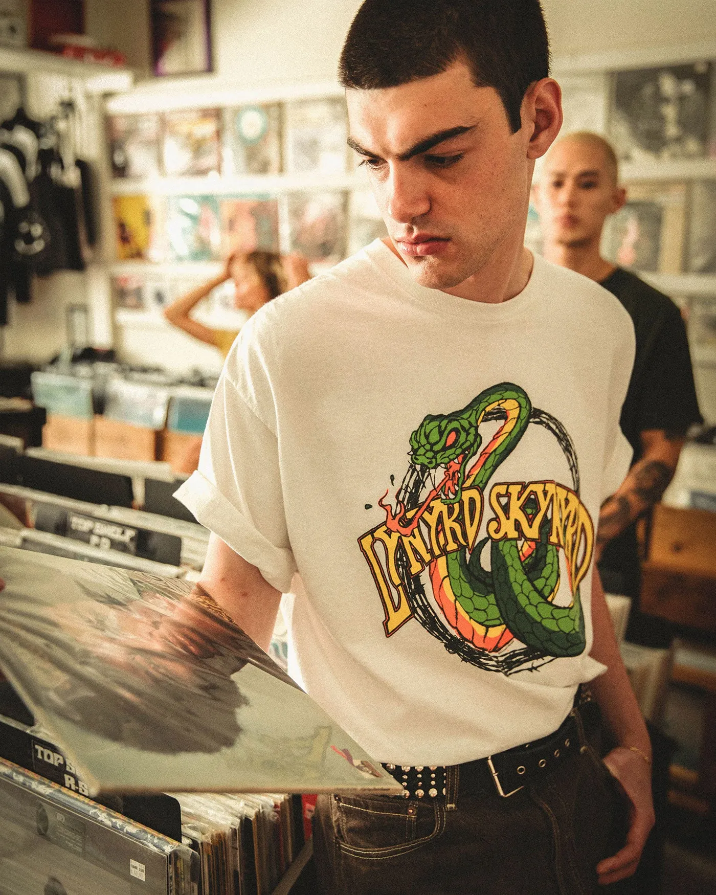 Lynyrd Skynyrd Snake Flea Market Tee sold by Junk Food Clothing product image thumbnail 4