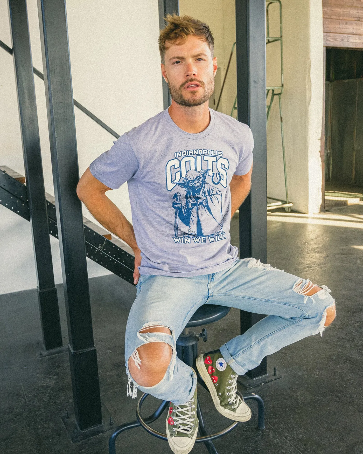 Colts Star Wars™ Yoda™ Win We Will Tee sold by Junk Food Clothing product image thumbnail 2