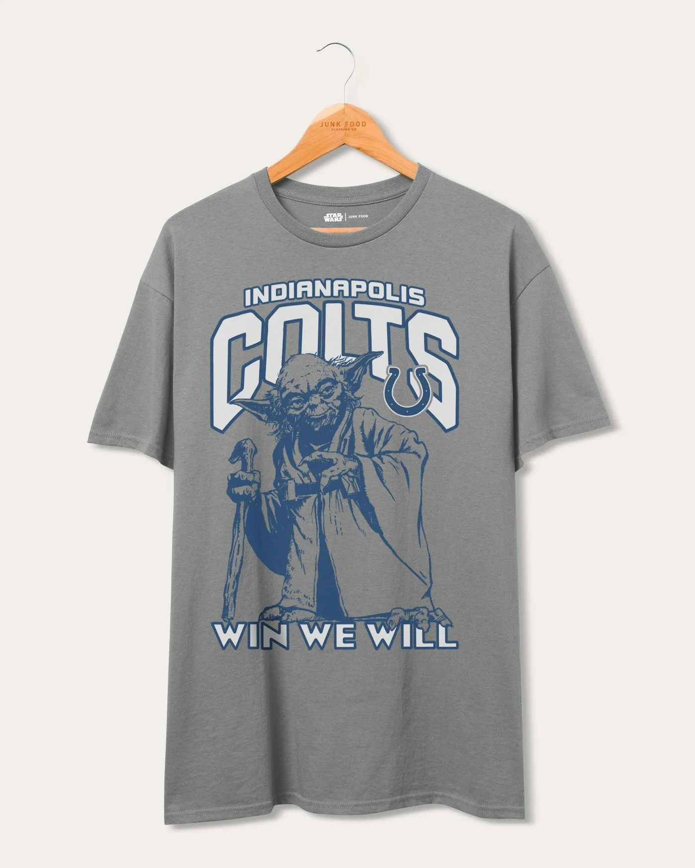 Colts Star Wars™ Yoda™ Win We Will Tee sold by Junk Food Clothing
