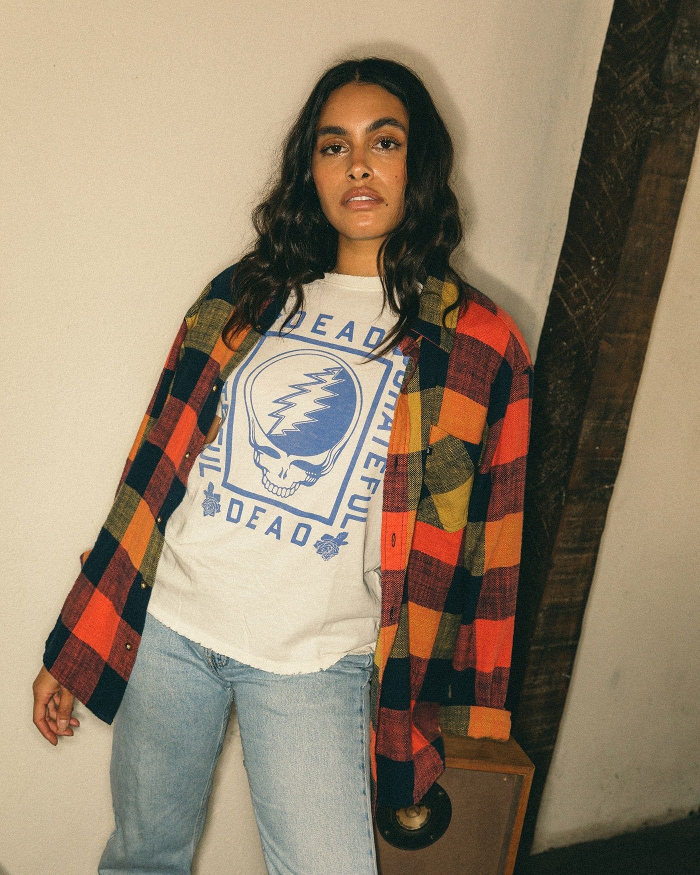 Women's Grateful Dead Frame Vintage Tee sold by Junk Food Clothing product image thumbnail 3