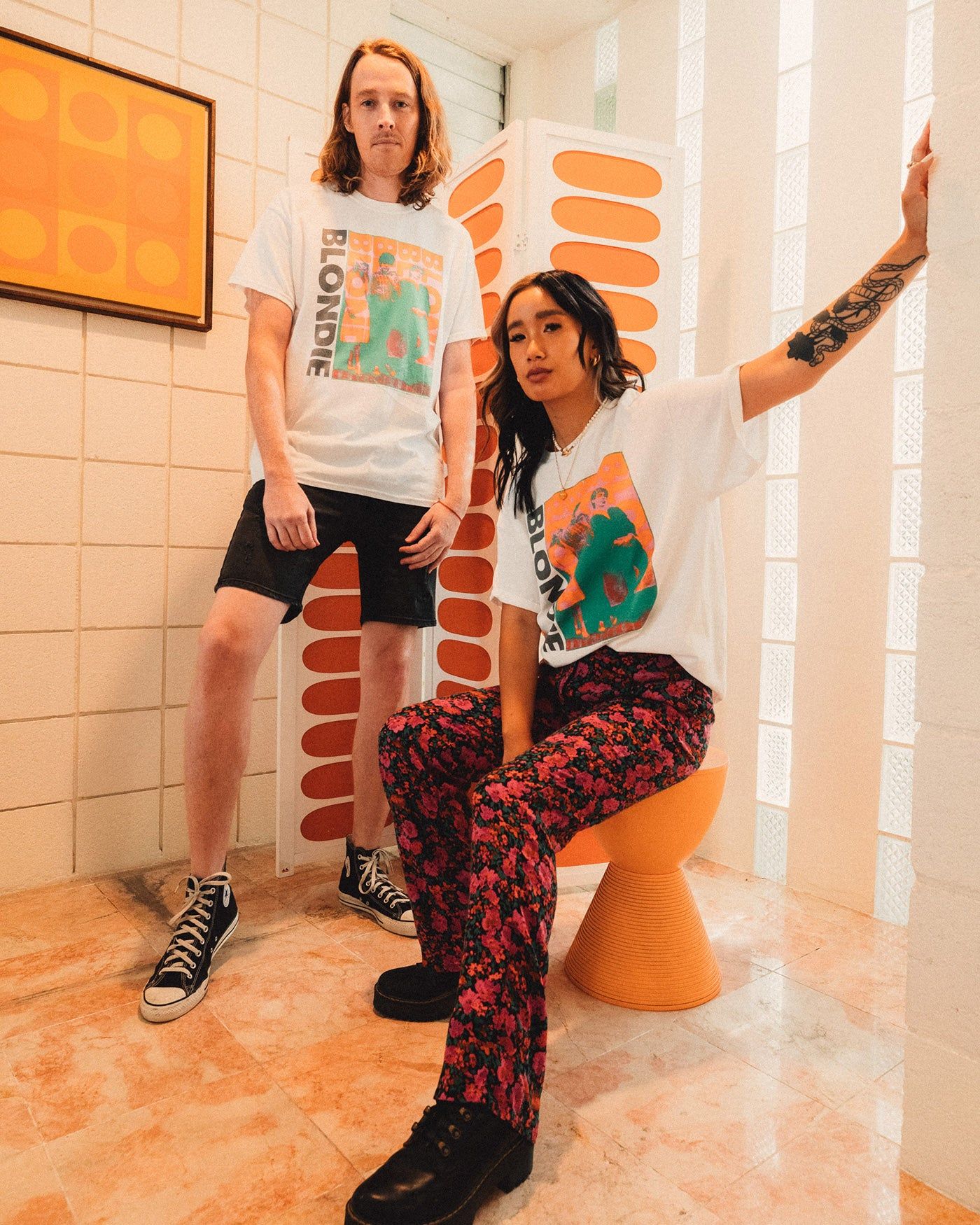 Blondie Square Pose Flea Market Tee sold by Junk Food Clothing product image thumbnail 2