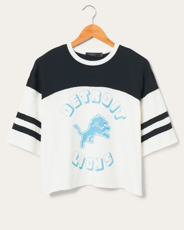 Women's Lions Hail Mary Tee sold by Junk Food Clothing
