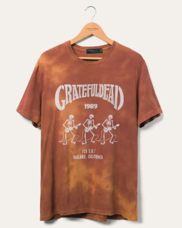 Grateful Dead Guitar Skeletons '89 Vintage Tee sold by Junk Food Clothing