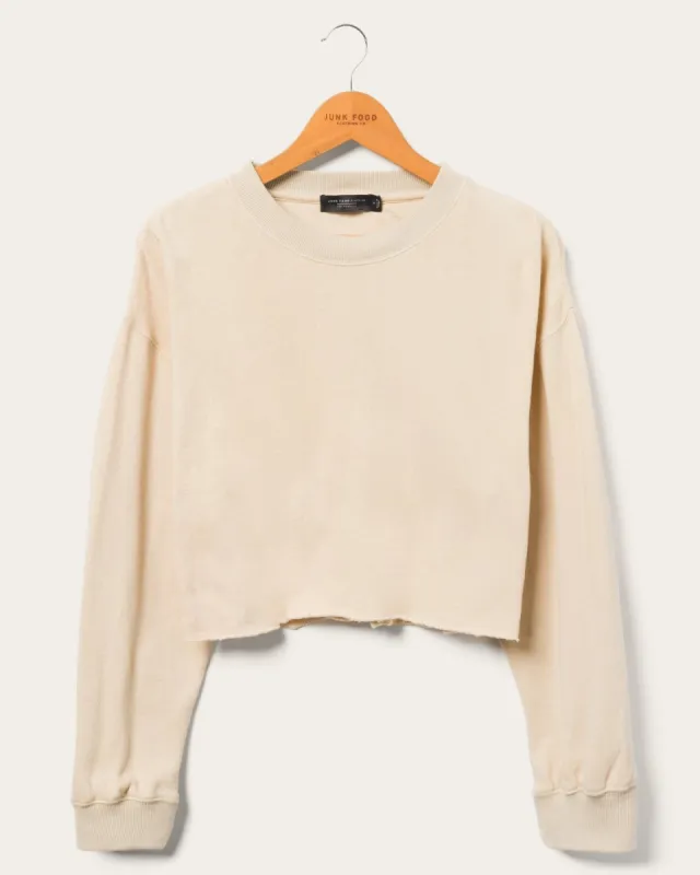 Women's Crop Fleece sold by Junk Food Clothing