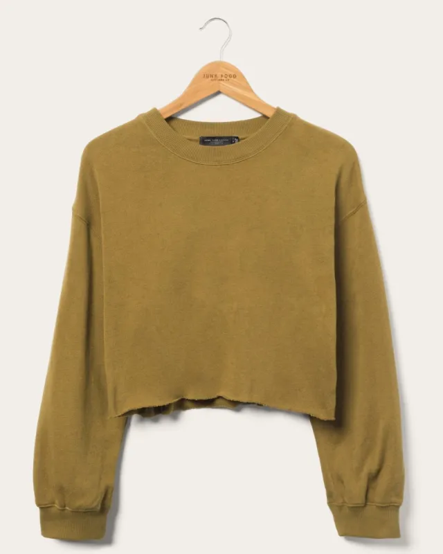 Women's Crop Fleece sold by Junk Food Clothing