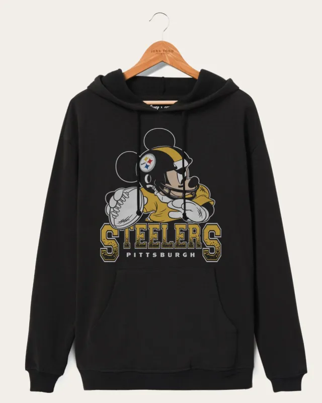 Steelers Mickey QB Hoodie sold by Junk Food Clothing