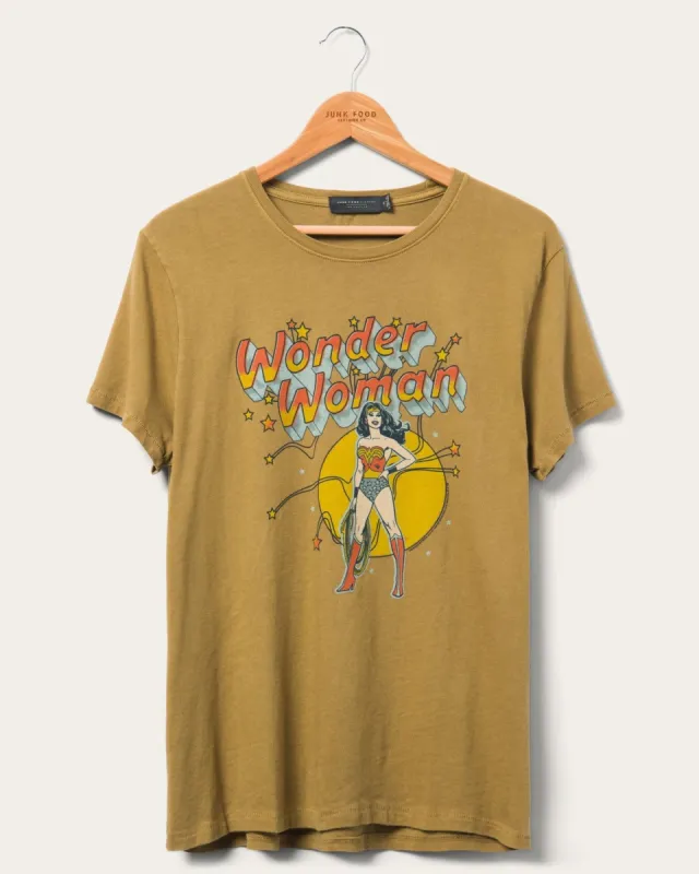 Women's Wonder Woman™ Throwback Vintage Tee sold by Junk Food Clothing