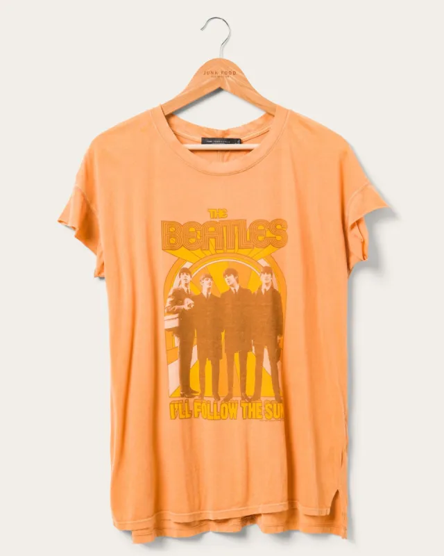 Women's The Beatles Follow the Sun Easy Tee sold by Junk Food Clothing