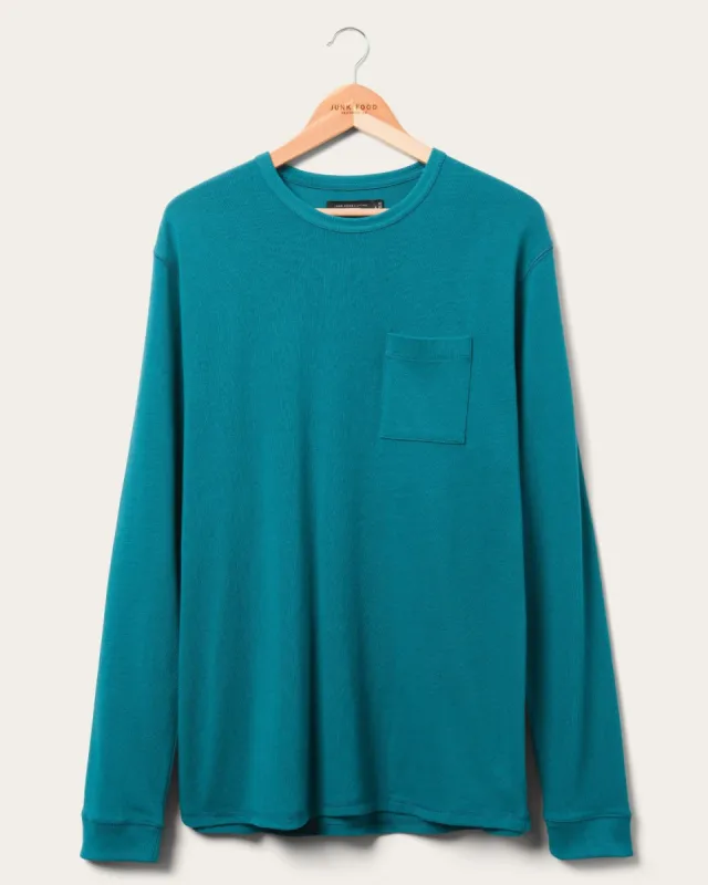 Men's Porter Long Sleeve Pocket Tee sold by Junk Food Clothing