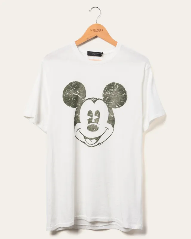 Mickey Mouse Head Pose Flea Market Tee sold by Junk Food Clothing