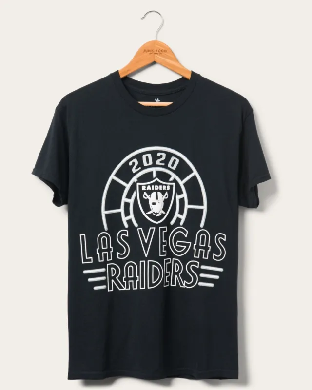 Raiders Neon Glow Fan Tee sold by Junk Food Clothing