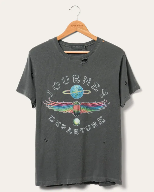 Women's Journey Departure Vintage Destroy Tee sold by Junk Food Clothing