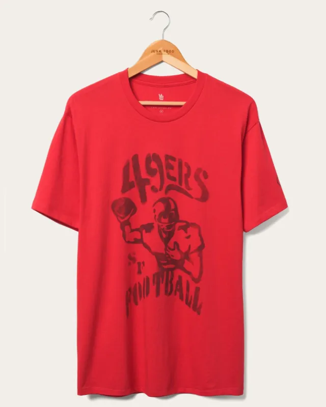 49ers NFL Franchise Fan Tee sold by Junk Food Clothing